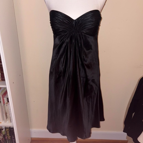 Laundry By Shelli Segal Black Strapless Dress - Picture 1 of 4